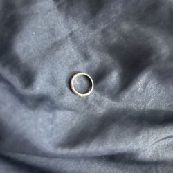 BN 14KT  WHITE GOLD BABY RING