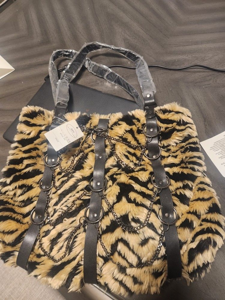 Vintage Leopard Handbag