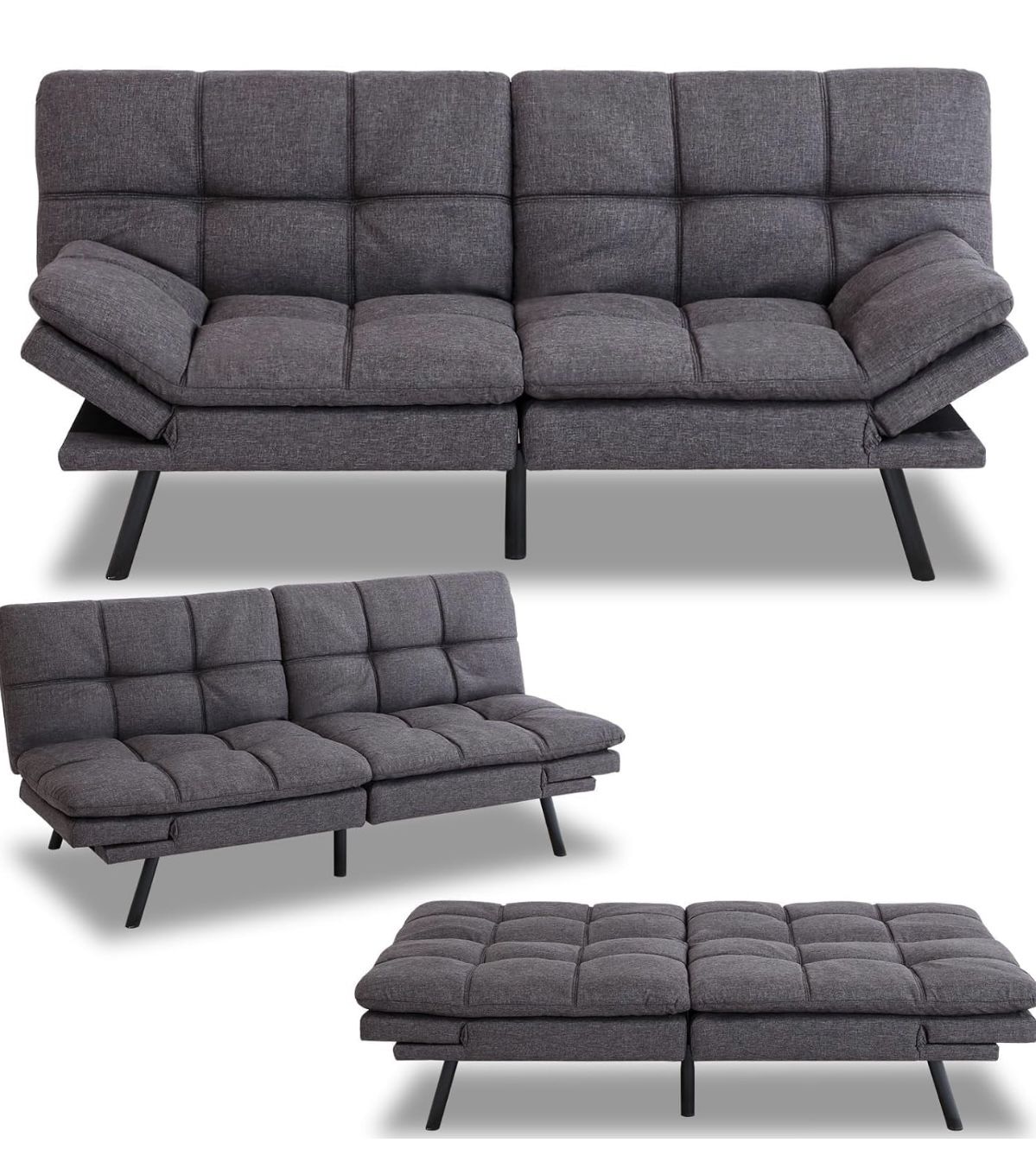 Sofa Bed, Multiple Angles (basically new)