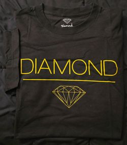 Diamond Supply Co. Black Short Sleeve Graphic T-Shirt L