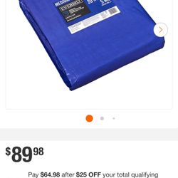 20x30 Blue Tarp 