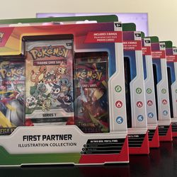 Pokemon First Partner Illustration Collection $75