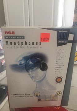 RCA wireless headphones.