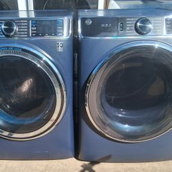 Washer Dryer GE Wifi Set Like New Free Delivery 