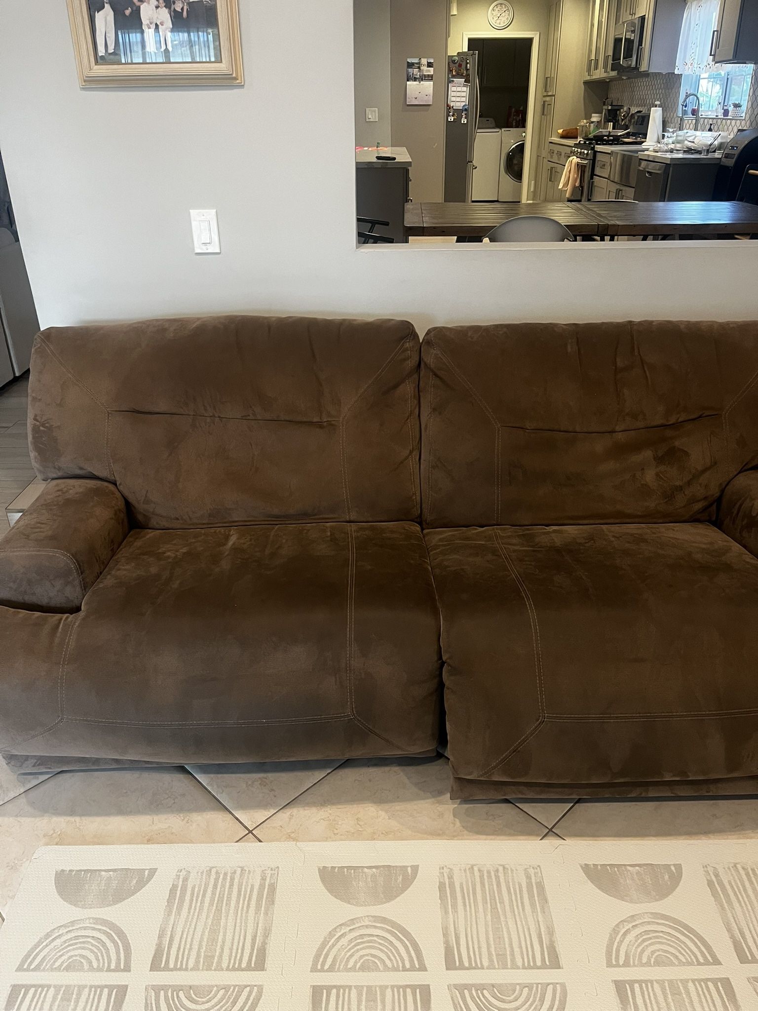Big Couch Section And Recliner