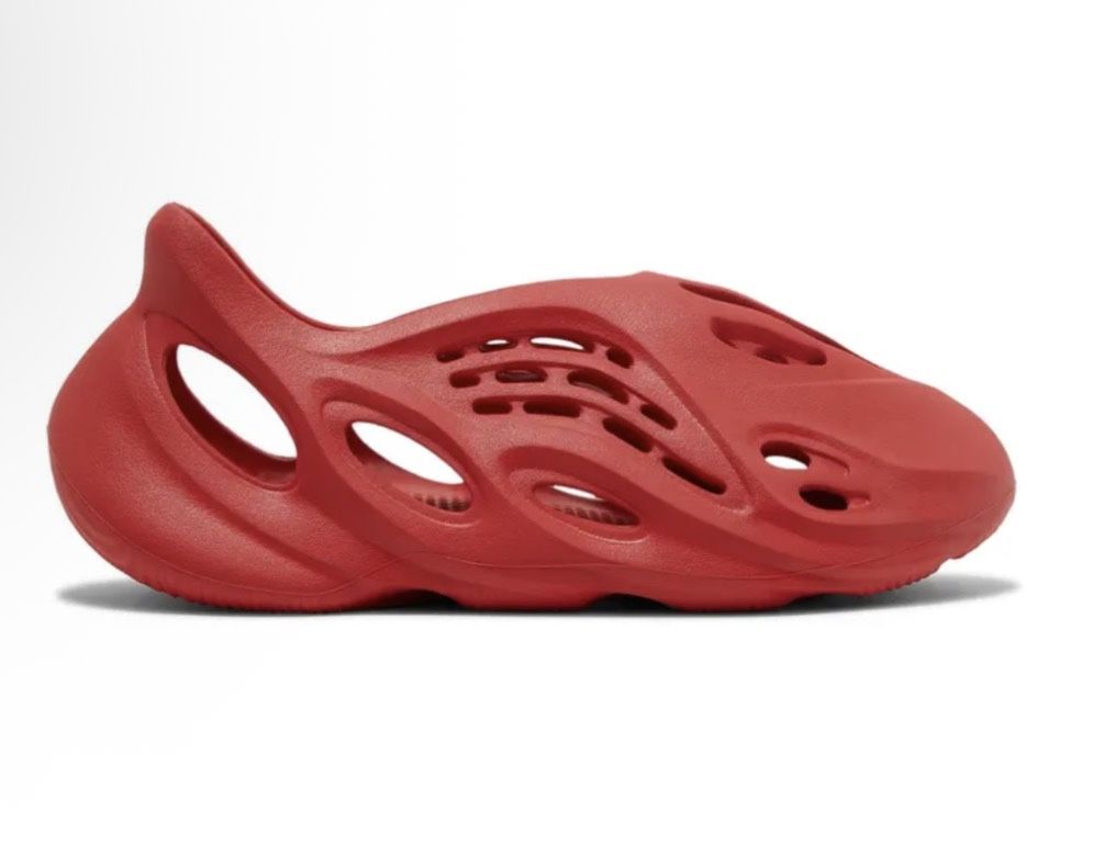 Red Yezzy Foam Runners Size 7