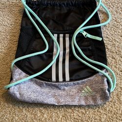 Adidas Sack Pack - Grey, Black, White, And Light Blue