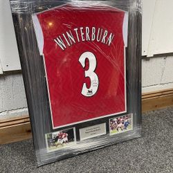 Nigel Winterburn Arsenal Home Shirt | Framed Hand Signed w/ COA