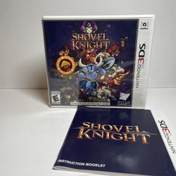 Shovel Knight (Nintendo 3DS, 2015) CIB Complete W/ Manual & Insert - TESTED
