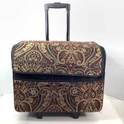 Sewing Machine Rolling Tote Case 