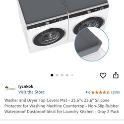 Washer and Dryer Top Covers Mat
