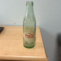 Authentic Vintage Coca Cola Glass Bottle