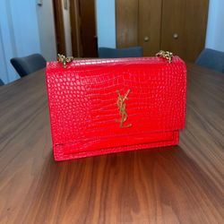 Ysl Red Purse 