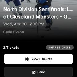 Cleveland Monsters Tickets Semifinals 