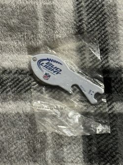 New Bud Light NFL Key Chain 