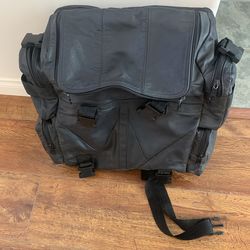 Motorcycle Leather Back Rest Bag