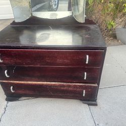 Beautiful Antique 3 Drawer Dresser FREE