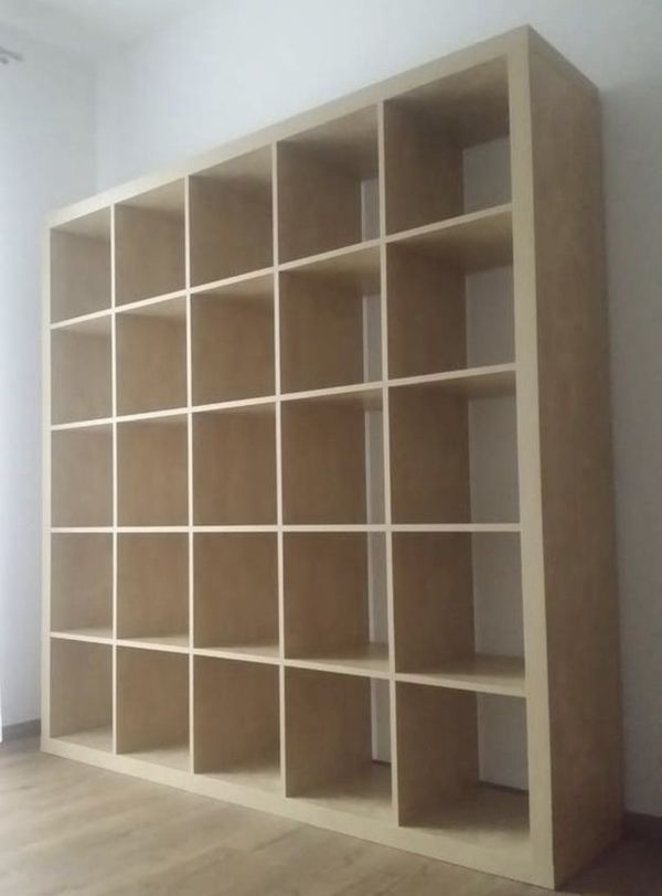 Ikea Kallax/Expedit 5x5 cube cubby bookcase shelves - birch color for