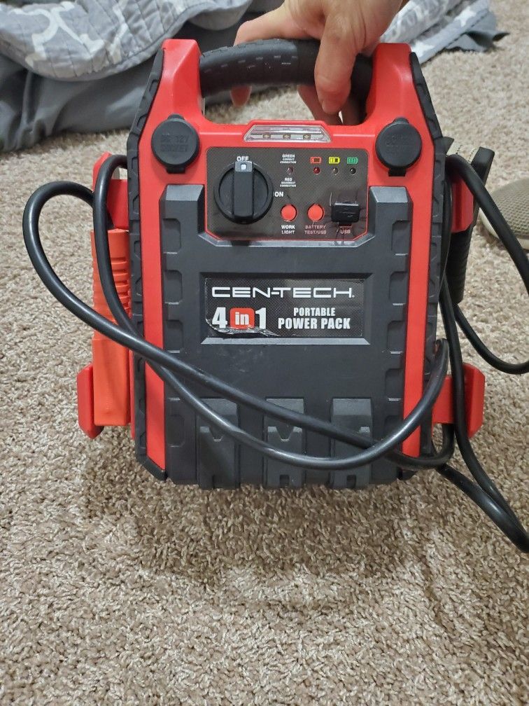 Cen-Tech Portable Power Pack 4 In 1