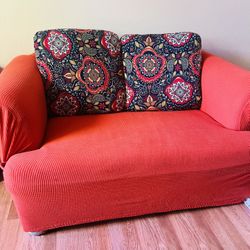 One 2 Seater Sofa Bed With Cushions For Sale