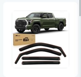Window Deflectors for 2022–2025 Toyota Tundra CrewMax,
