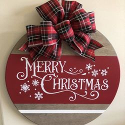 Merry Christmas Door Autumn Hangers