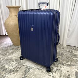 SwissGear Hardside Expandable Luggage with Spinner Wheels and TSA Lock, Gunmetal, Checked-Large 