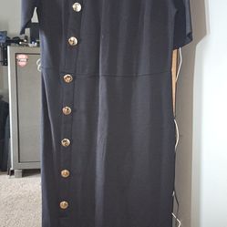 Eloquii Black Midi Dress, Never Worn