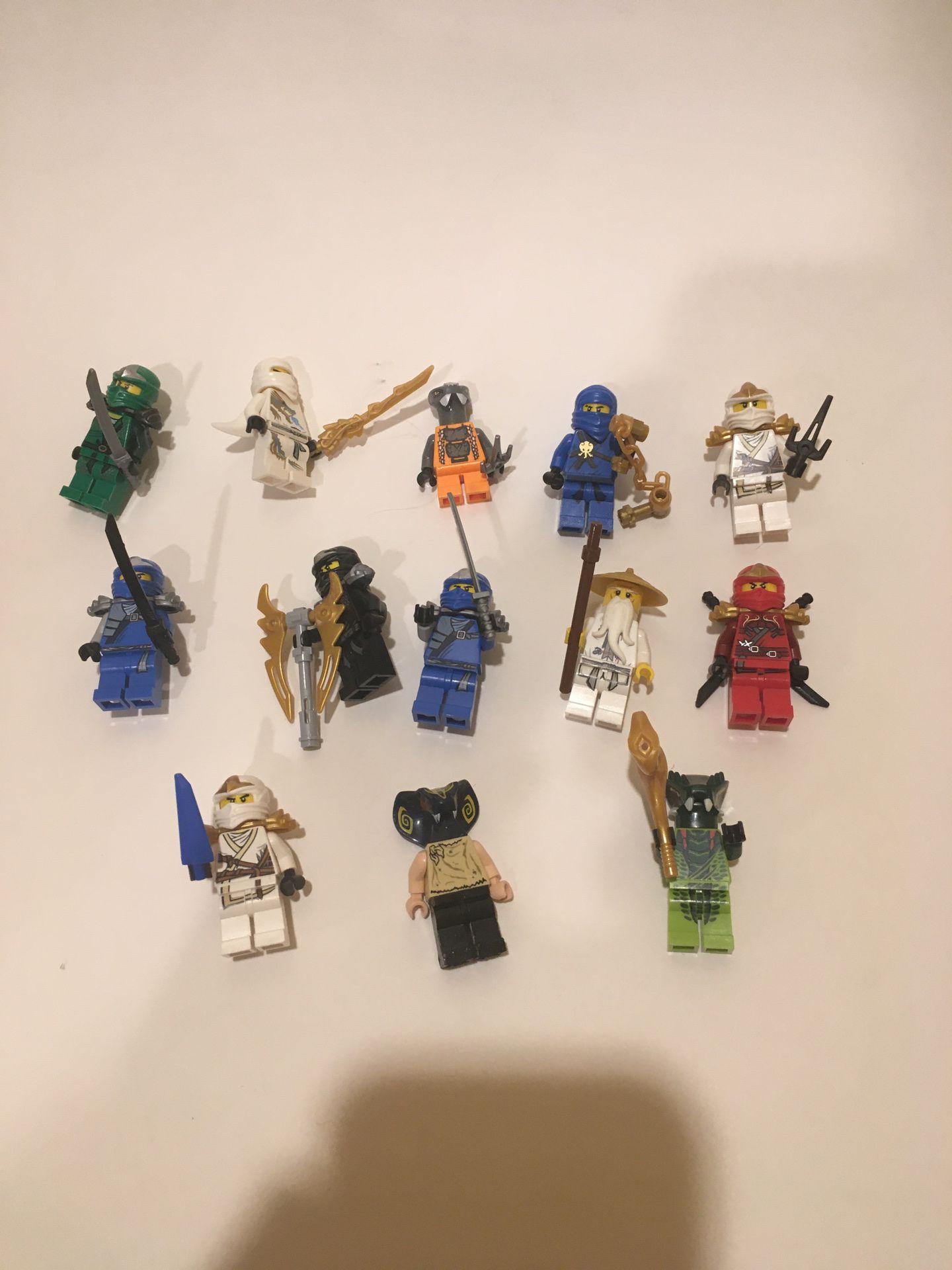 LEGO ninjago minifigures
