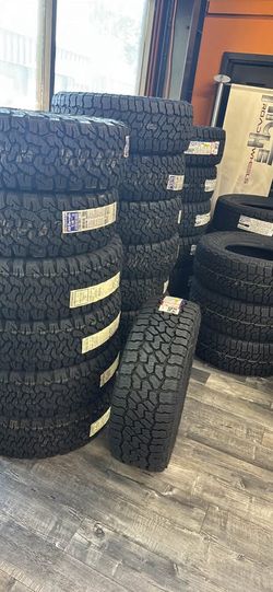 New tire’s Bfgoodrich Falken Toyo Nitto Provide Complete tire size to get price