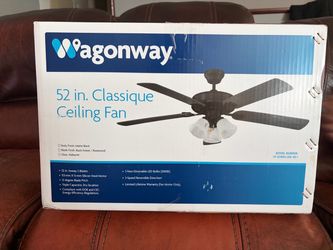52 inch Wagonway classique ceiling fan