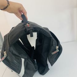Easy EZY Dog Brand Black Hardness Backpack For Dogs Medium To Large Dog 🐕 For Service Dog Or For Hiking Dog Bag 