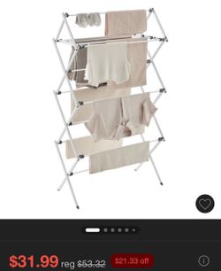 Foldable Clothes Drying Rack