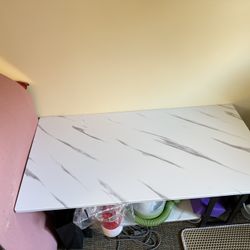 White marble coffee table