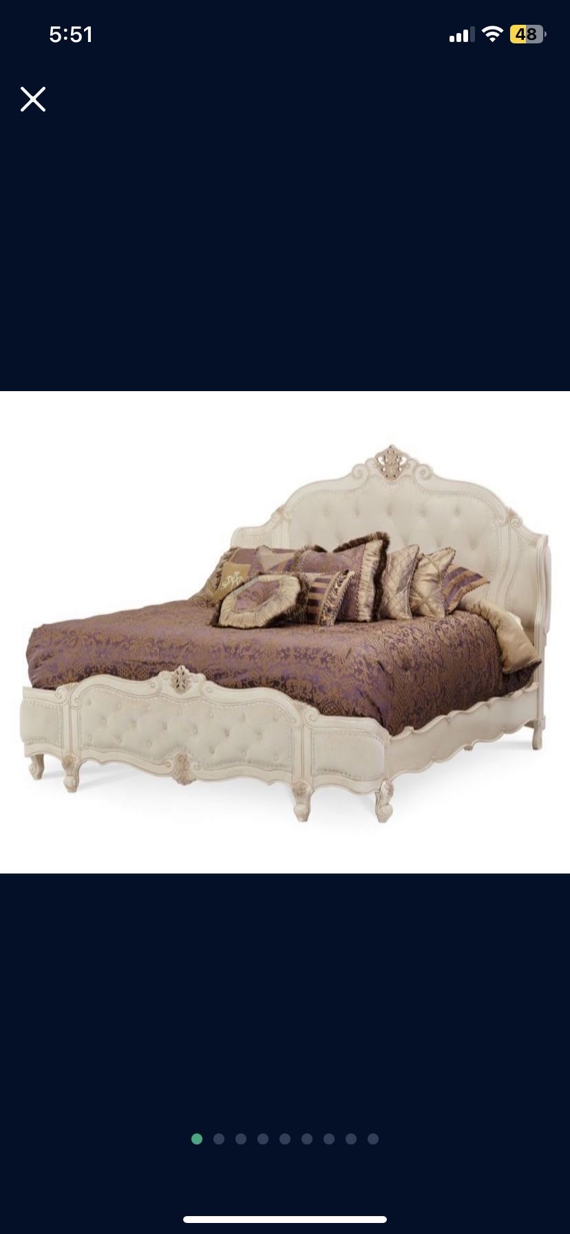 4 piece Michael Amini (AICO) Bedroom Set