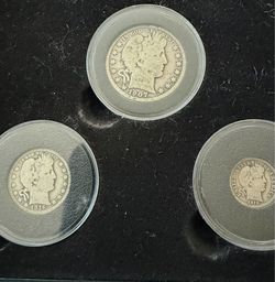 Barber Silver Coins Lot 1(contact info removed) 1916