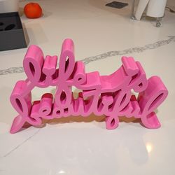 Mr brainwash Life is beautiful sculpture