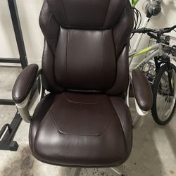 Lazyboy Leather Office Chair