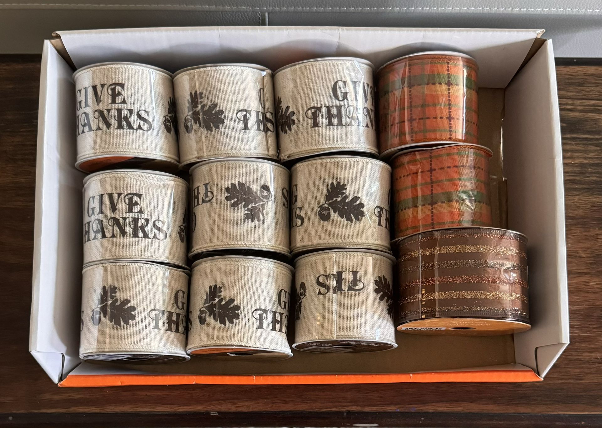 Fall Crafting Wired Ribbon New
