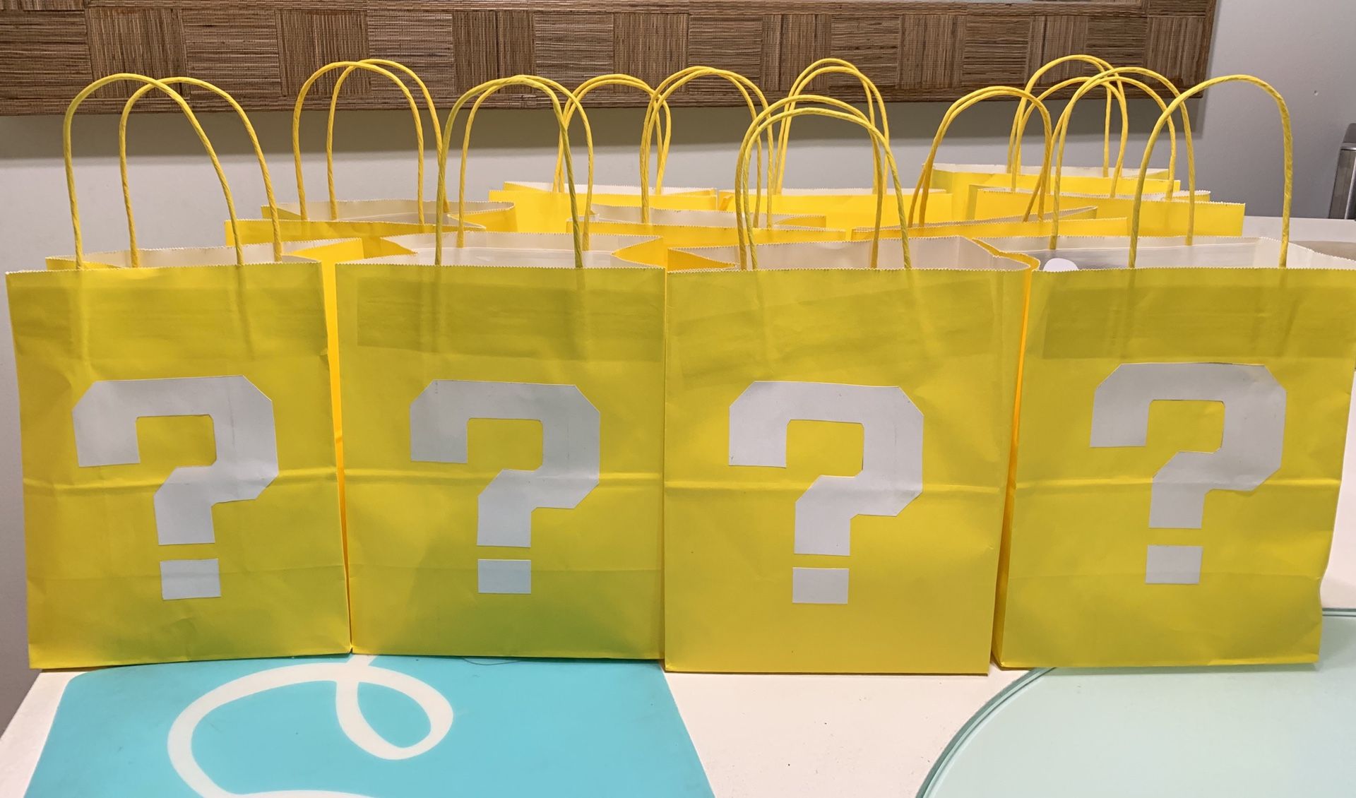 Super Mario Party goodie bags (? Yellow)