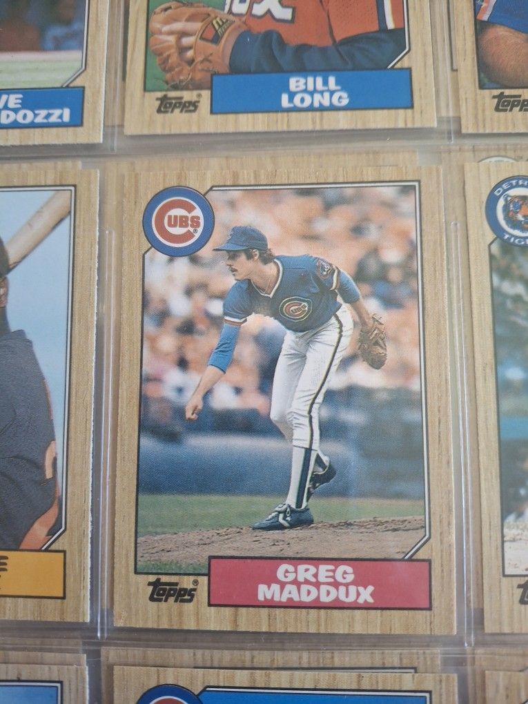1987 Greg Maddux Rookie Card Topps 