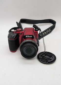 Nikon Coolpix B500 Digital Camera (Red)