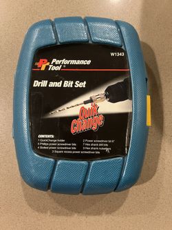 Drill And Bit Set