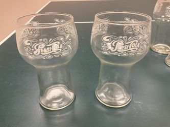 Vintage Pepsi Glasses (set Of 14)
