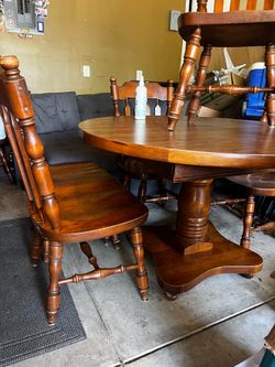 Starter dining table 6 chairs