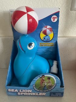 Kid Sprinkler Sea Lion Summer Outside Toy