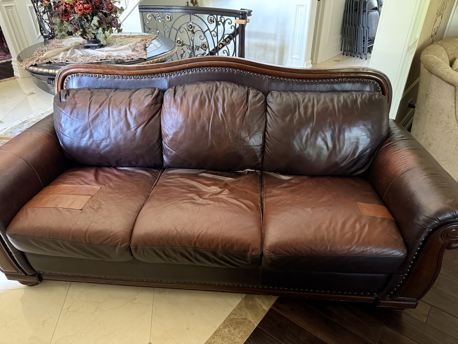 Leather Couch