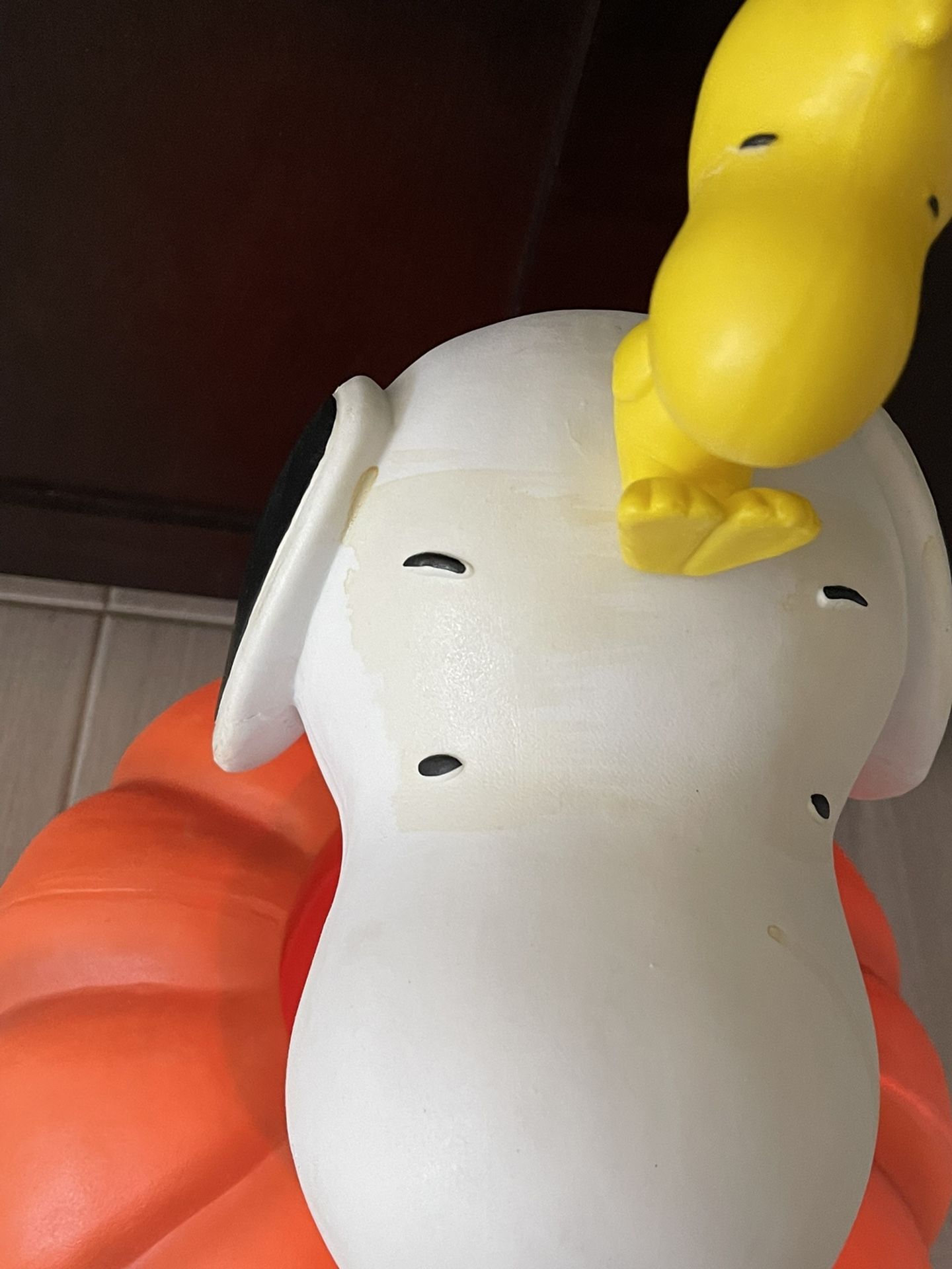 Peanuts Snoopy Woodstock Halloween Pumpkin Blow Mold Style Lights Up