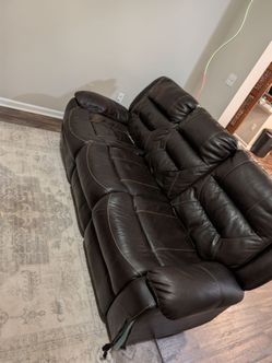 FREE Brown 3-Seater Reclining Couch – Pickup Only
