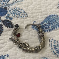 Pandora Bracelet With Charms